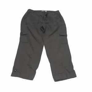Banana republic gray ankle capris